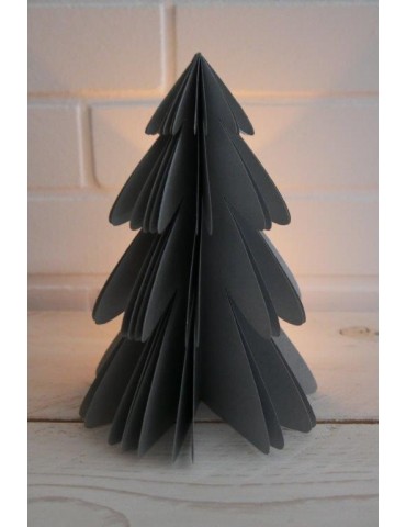 Deko Papier Weihnachtsbaum groß silber...