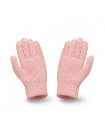 PaMaMi Kinder Fingerhandschuhe Handschuhe rose rosa uni 18227