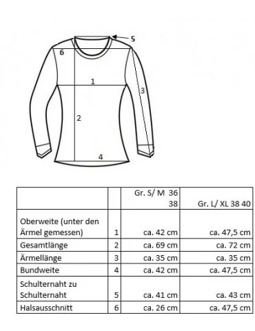ESViViD Damen Basic Shirt 3/4 Ärmel rot red mit Viskose