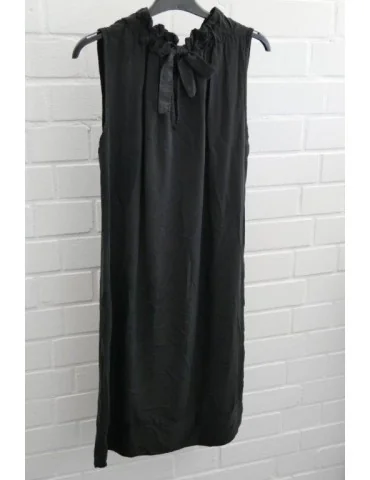 Damen Tunika Kleid schwarz black Lyocell Onesize 36 - 40