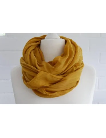 Schal Tuch Loop Made in Italy Seide Baumwolle...