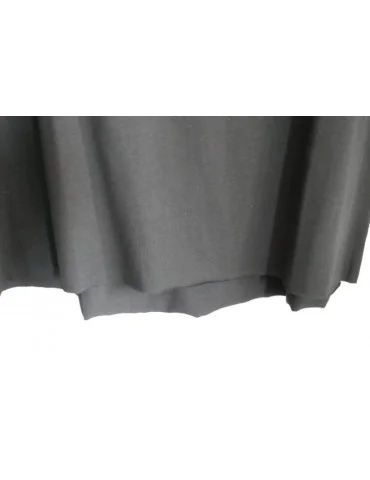Damen Shirt kurzarm schwarz black mit Baumwolle Onesize 38 - 44 19509