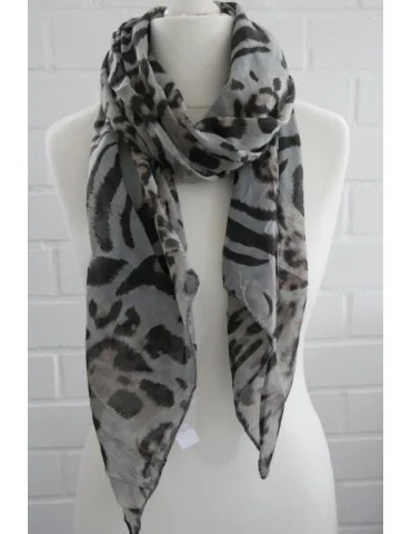 Schal Tuch Loop Made in Italy Seide Baumwolle...