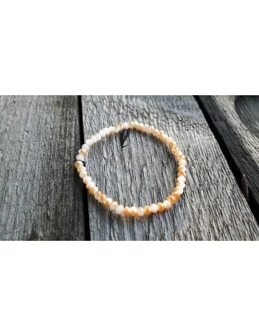 Armband Kristallarmband Perlen klein hellbeige...