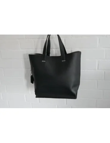Damen Tasche Schultertasche Kunststoff schwarz...