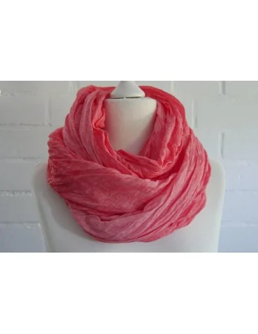 XXL Schal Tuch koralle lachs orange 100%...