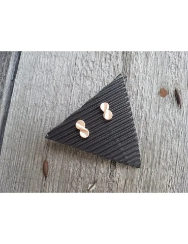 Giuno Damen Modeschmuck Ohrringe Ohrstecker kupfer farben rose EX4500