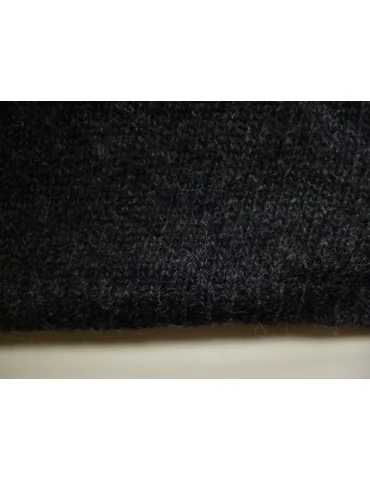 XXL Schal Stola Poncho anthrazit grau grey uni mit Wolle und Kaschmir Damen Herren