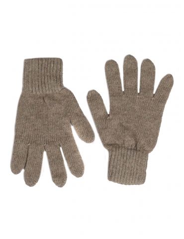 Zwillingsherz Handschuhe Fingerhandschuhe Classic sand beige uni mit Kaschmir