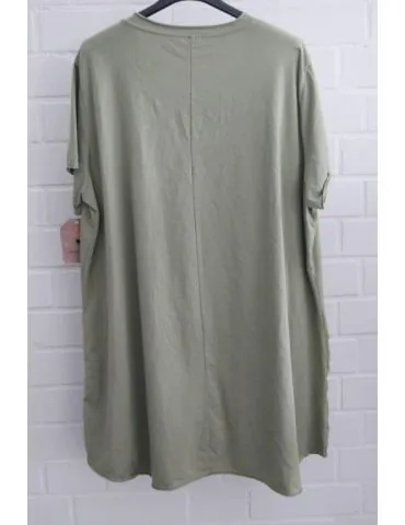 Damen Shirt A-Form kurzarm helloliv Baumwolle Onesize ca. 38 - 46 6036