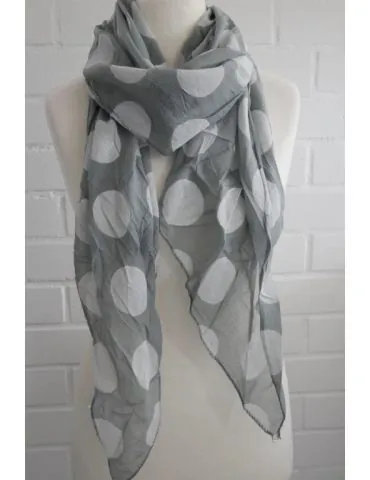 Schal Tuch Loop Made in Italy Seide Baumwolle...