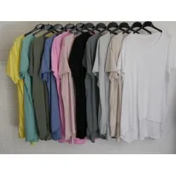 Damen Shirt A-Form kurzarm...