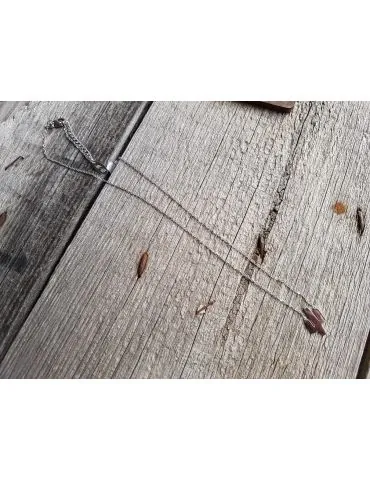Zarte Damen Kette Modeschmuck Halskette kurz antiksilber Palme