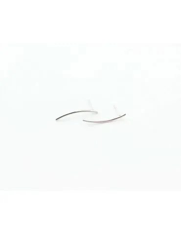 Damen Modeschmuck Ohrringe Ohrstecker silber Glanz Stab