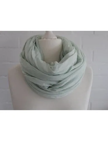 XXL Schal Tuch minze grün verwaschen 100%...