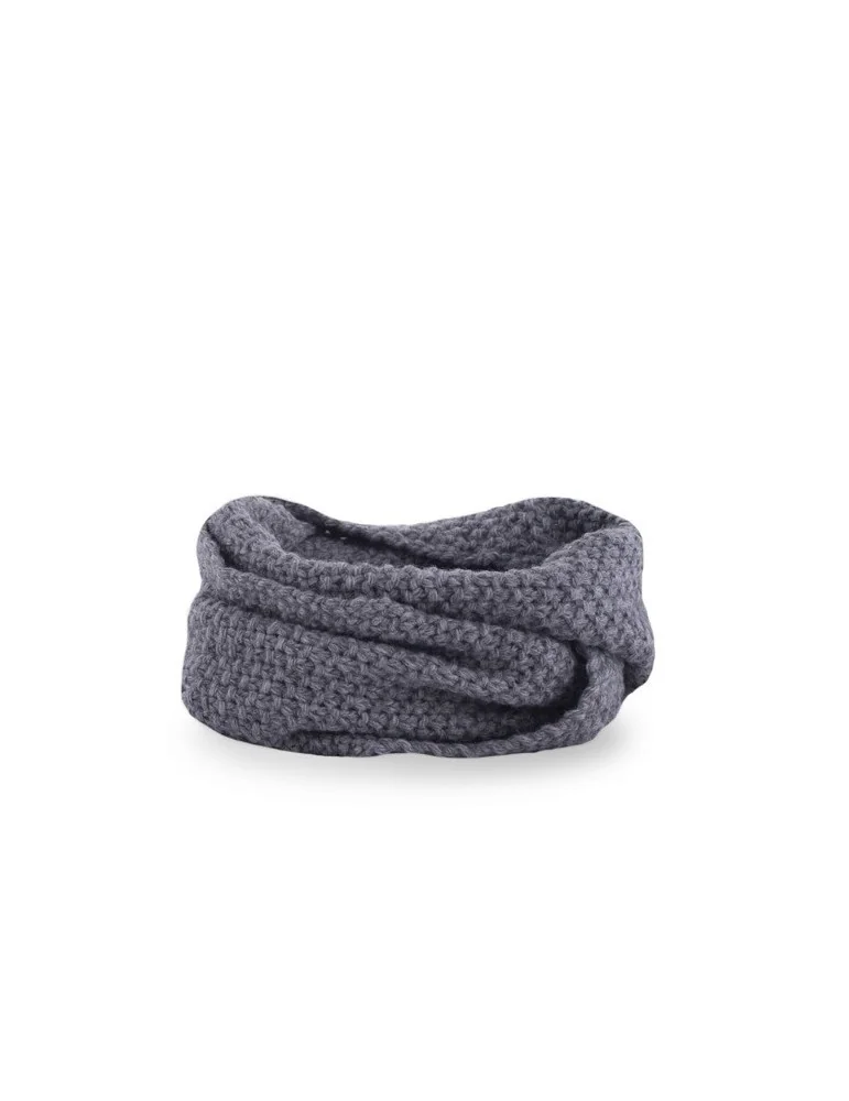 PaMaMi Kinder Kids Schal Loop Mädchen Girls hellgrau grau 17210 Muster