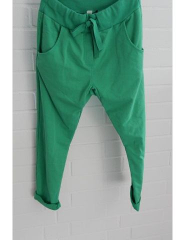 Wendy Trendy Jogginghose JoggPants Damenhose Hose smaragd grün durchgefärbt
