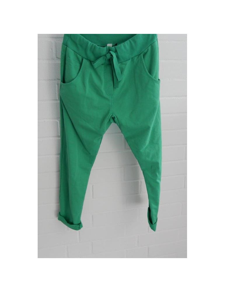 Wendy Trendy Jogginghose JoggPants Damenhose Hose smaragd grün durchgefärbt