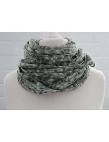 Schal Tuch Loop Made in Italy Seide Baumwolle...