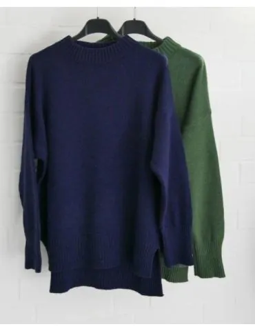 Damen Strick Pullover Schildkrötkragen...