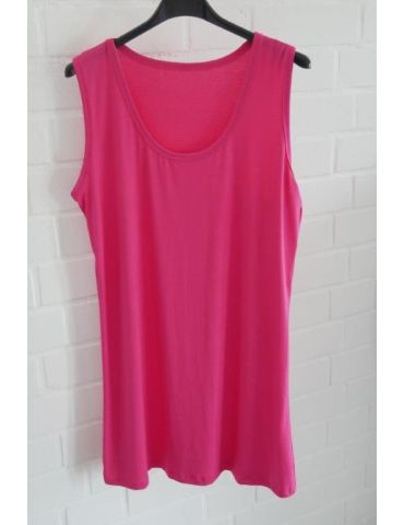 Damen Basic Top Shirt pink mit Viskose Onesize 38 - 42 T1002