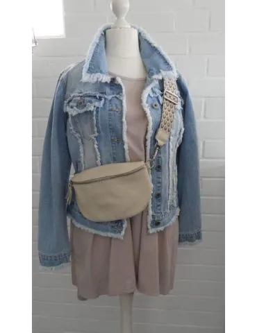Damen Echt Leder Gürtel Tasche Handtasche...