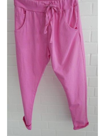 Wendy Trendy Jogginghose JoggPants Damenhose Hose pink durchgefärbt