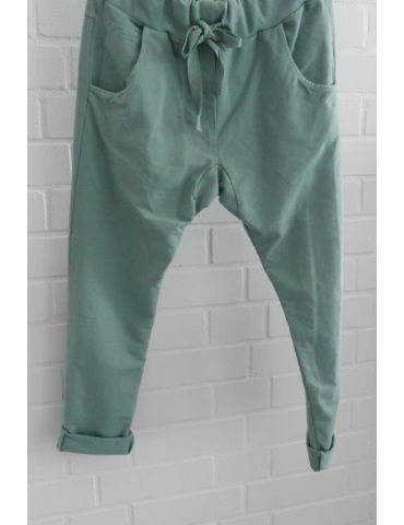 Wendy Trendy Jogginghose JoggPants Damenhose Hose salbei durchgefärbt