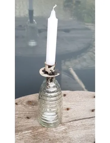 Glas Vase Blumenvase klar durchsichtig für Kerzenhalter