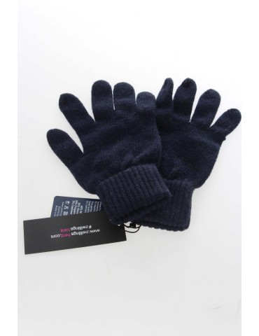 Zwillingsherz Handschuhe Fingerhandschuhe Classic dunkelblau blau uni mit Kaschmir