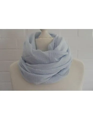 Schal Tuch Loop Made in Italy Seide Baumwolle...