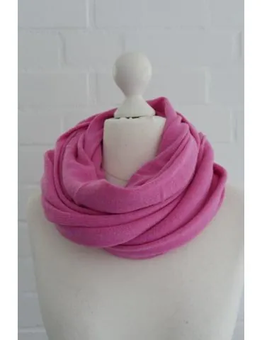 Leichter Damen XXL Schal Stola Poncho hellpink uni mit Wolle und Kaschmir ca. 60 x 180