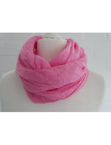 Schal Tuch Loop Made in Italy Seide Baumwolle...