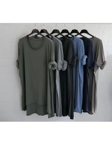 Damen Oversize Plussize Shirt langarm...