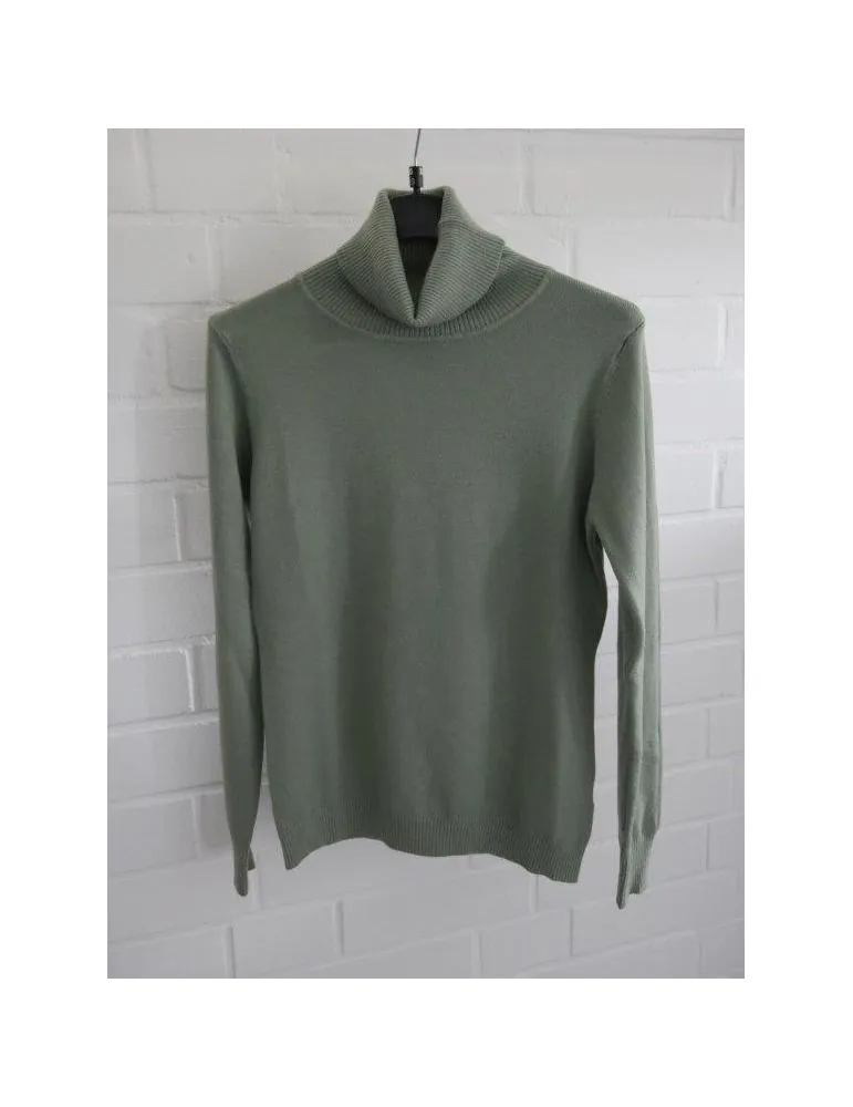 ESViViD Damen Rollkragen Pullover helloliv lindgrün mit Viskose 7056D
