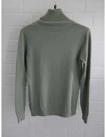 ESViViD Damen Rollkragen Pullover helloliv lindgrün mit Viskose 7056D