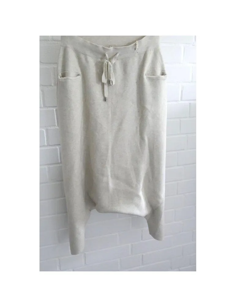ESViViD Coole extrem Strick Baggy Harems Hose beige 3836 Onesize 38 - 40