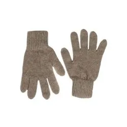 Zwillingsherz Mütze Beanie Classic sand beige uni mit 25% Kaschmir