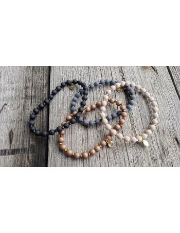 Giuno Perlen Kristallperlen Armband schwarz...