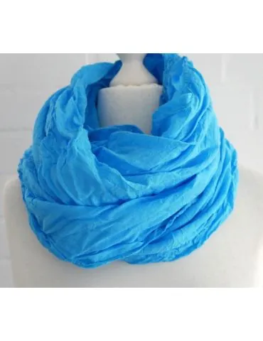 XXL Damen Schal Tuch türkis durchgefärbt 100%...