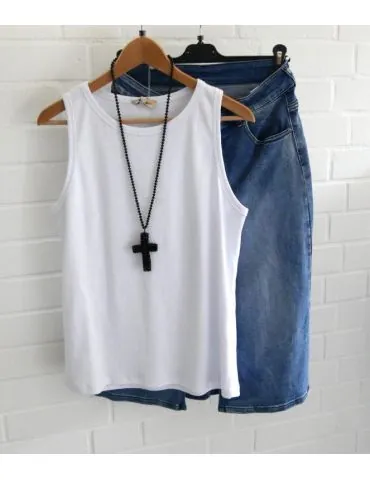 Melly & Co Jeans Rock blau verwaschen mit Baumwolle MC 7307