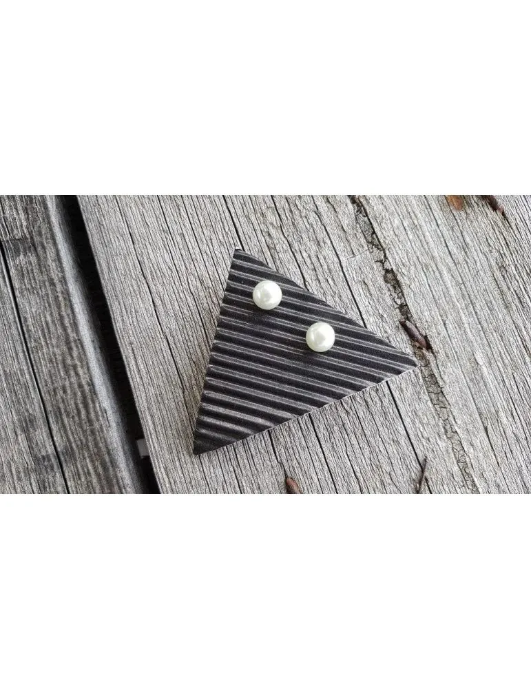 Damen Modeschmuck Ohrstecker mintfarbene Perle Kunststoff Metall 600007