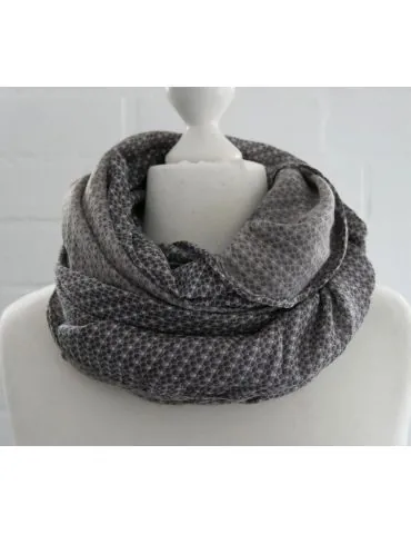 Schal Tuch Loop Made in Italy Seide Baumwolle...