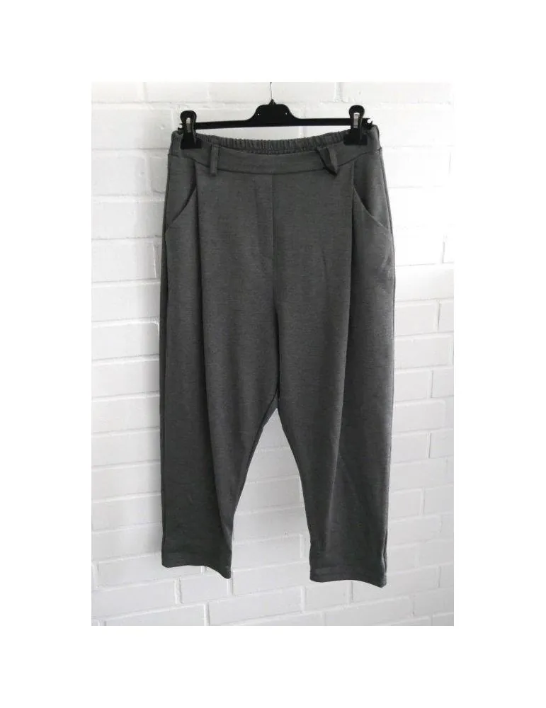 Xuna Damen Hose Baggy Jersey grau meliert uni Onesize 38 - 42 62562