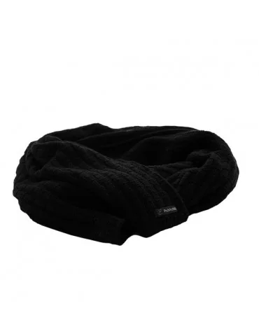 PaMaMi Damen Winterschal Schal schwarz black Karo 16647