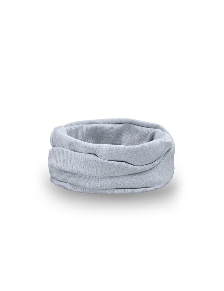 PaMaMi Damen Winterloop Loop Schal hellblau blau 15576 mit Wolle