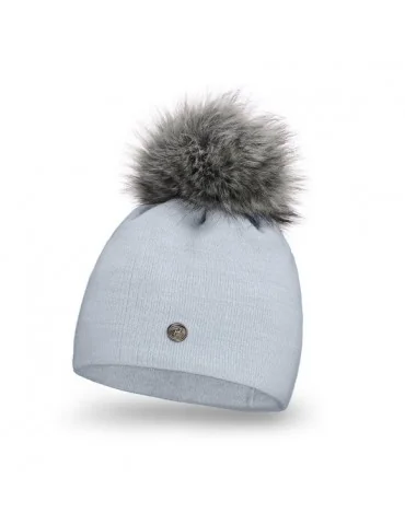 PaMaMi Damen Winterloop Loop Schal hellblau blau 15576 mit Wolle