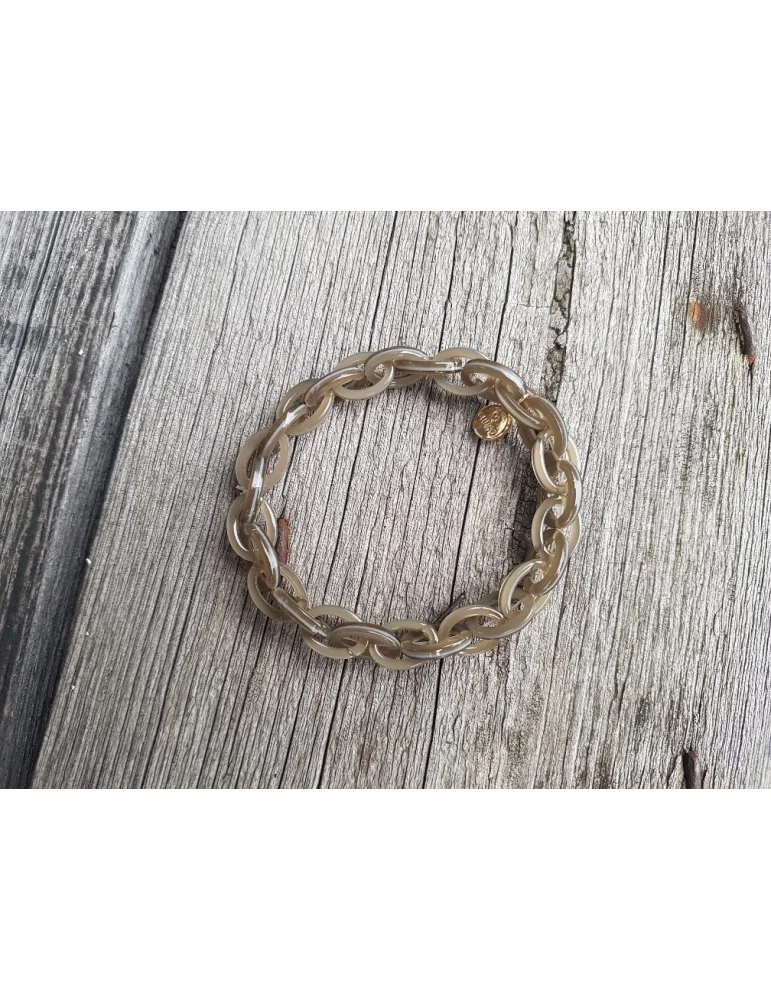 Glieder Armband Damen Kunststoff schlamm