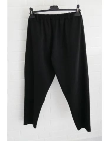 Damen Stoffhosen mit Gürtelschlaufen - Navy | Comfort