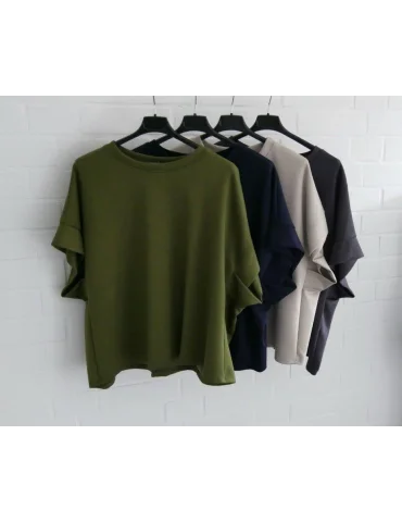Scuba Sweat Shirt Pullunder ärmellos dunkelblau...